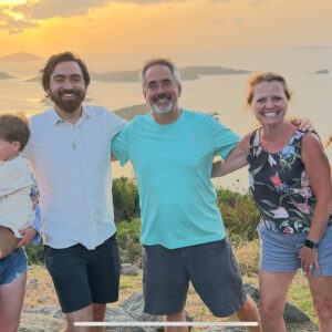 Mark Strege Family Photo in the Virgin Islands